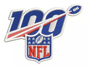 NFL 100th Anniversary Patch Biaog