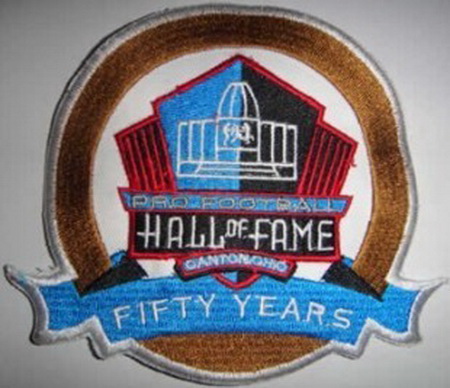 NFL Hall Of Fame Patch Biaog