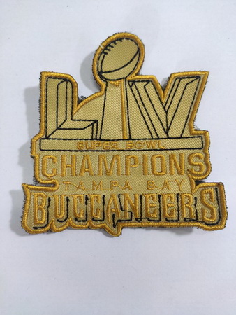 NFL Buccaneers Super Bowl LV Champions Patch Biaog