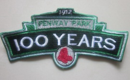 Boston Red Sox Fenway Park 100 Years Collectible Patch Biaog
