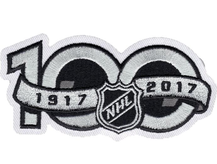 WomenSan Jose Sharks NHL 100th Anniversary Patch Biaog
