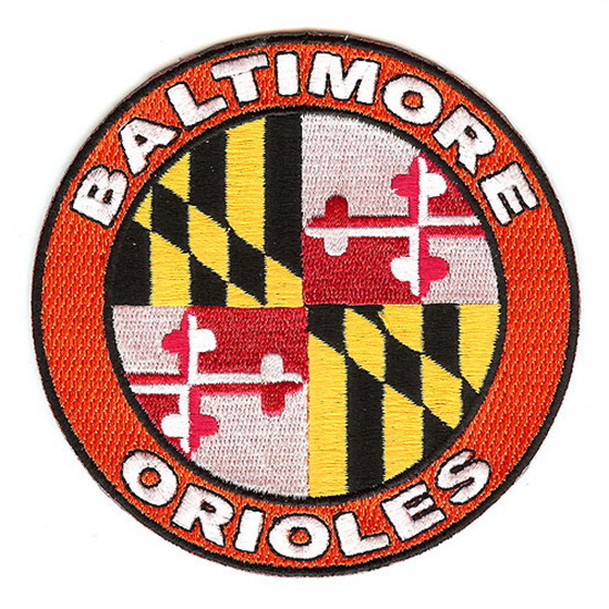Women Baltimore Orioles Home Sleeve Jersey Patch Biaog