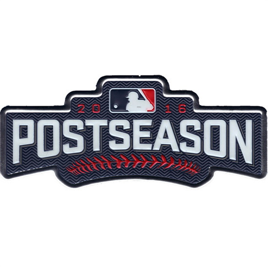 Women 2016 Official MLB Post Season Logo Jersey Sleeve TPU Patch Biaog