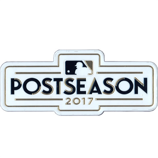 Women 2017 Major League Baseball Postseason Emboss Tech Jersey Patch Biaog