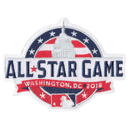 Women 2018 Major League Baseball All Star Game Jersey Patch Washington Nationals Biaog