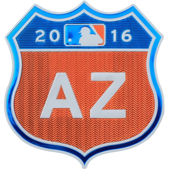 Youth 2016 MLB Spring Training Arizona Cactus League Jersey Patch Biaog