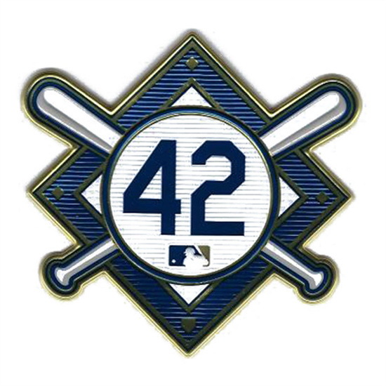 Youth Jackie Robinson Day 42 MLB Jersey Sleeve Patch Royals Biaog