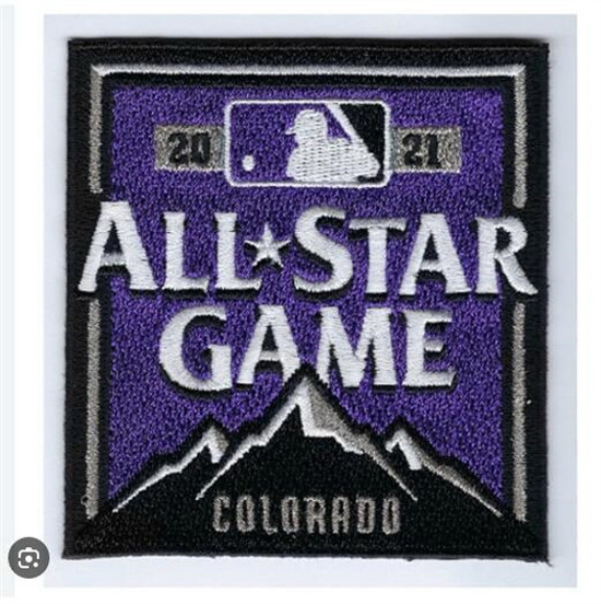 Youth 2021 Major League Baseball All Star Colorado Rockies Embroidered Jersey Patch Biaog