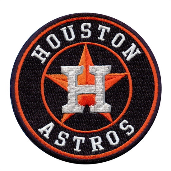 Youth Houston Astros Team Logo Alternate Jersey Sleeve Patch (Blue) Biaog