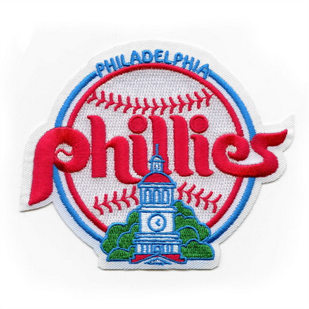 Men Philadelphia Phillies Retro Primary Team Logo Patch (1984-1991) Biaog