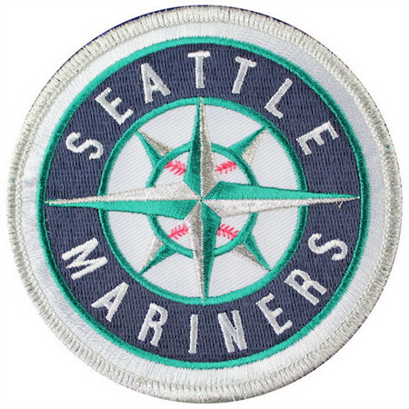 Youth Seattle Mariners Home & Away Sleeve Jersey Patch Biaog