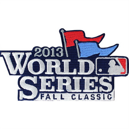Youth 2013 MLB World Series Logo Fall Classic Jersey Sleeve Patch St Louis Cardinals vs. Boston Red Sox Biaog