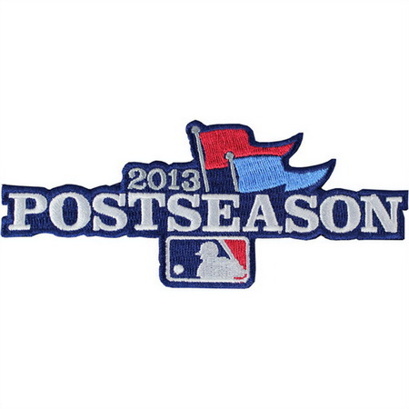 Women 2013 Major League Baseball Post Season Logo Official Jersey Sleeve Patch Biaog