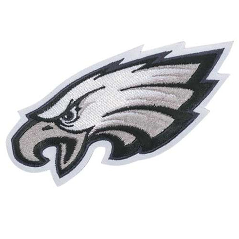 Women Philadelphia Eagles Primary Team Logo Jersey Patch Biaog