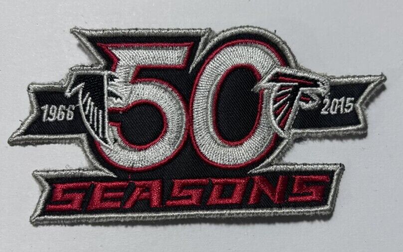 Falcons 50 Anniversary Patch Biaog
