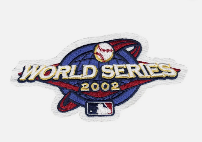 2002 World Series Patch Biaog