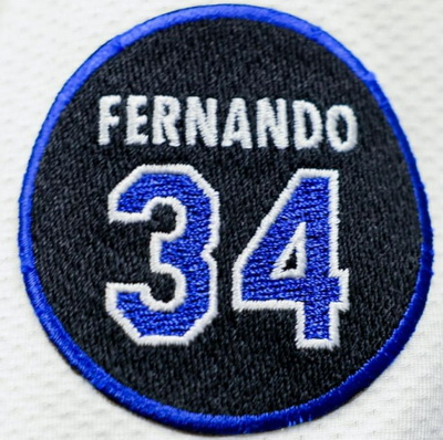 MLB Dodgers Fernando 34 Patch Biaog