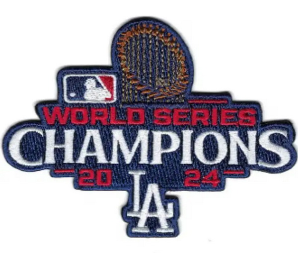 Men 2024 MLB World Series Champions Patch Biaog