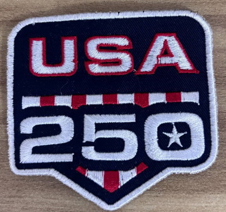 Men Carolina Panthers USA 250 Anniversary Patch Biaog